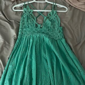 Teal dress